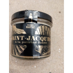 Saint jacques à la poitrine fumée