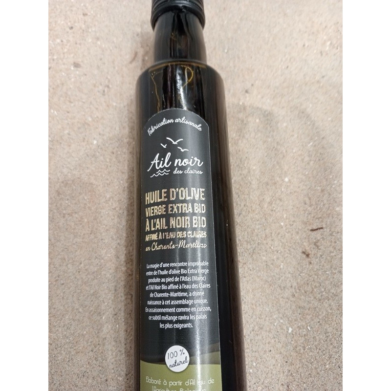 huile d olive vierge extra bio à l ail noir bio