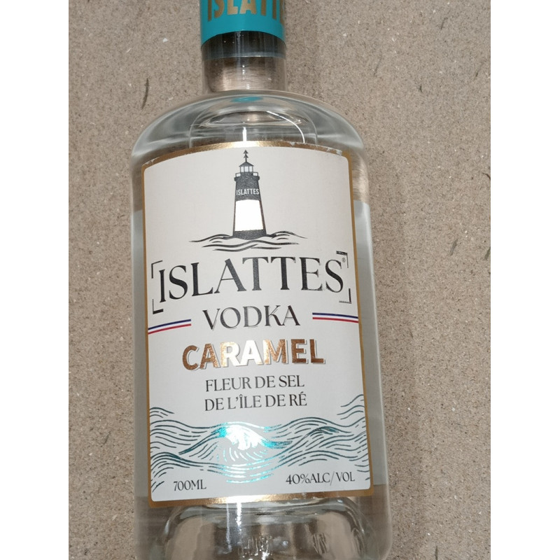 vodka islattes caramel et fleur de sel.