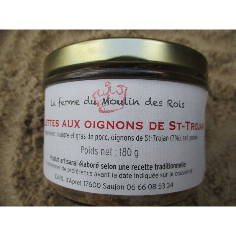 rillettes aux oignons de saint trojan - Epicerie salée