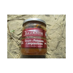 soupe de poissons et langoustines 4 assiettes