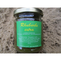 confiture extra de rhubarbe