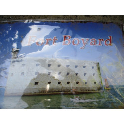 plaque métal déco fort boyard