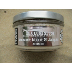 mousse de noix de st jacques au bacon