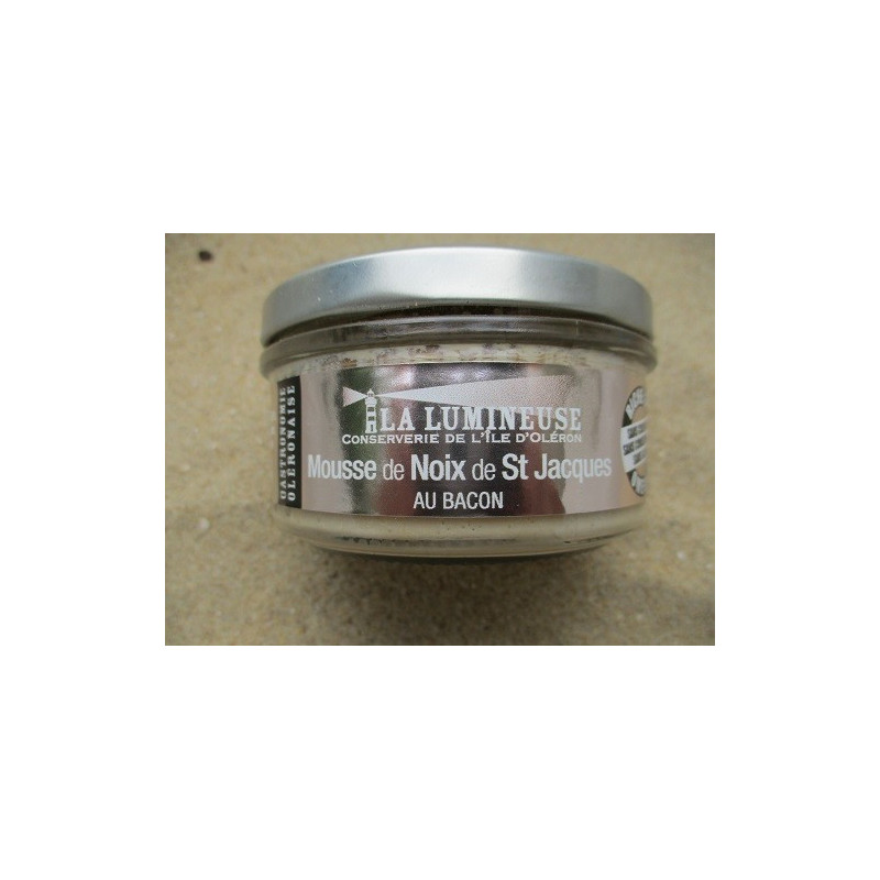 mousse de noix de st jacques au bacon