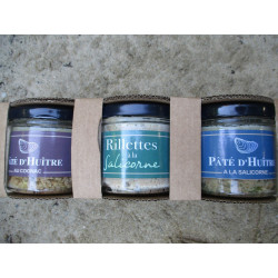 lot de trois patés de la mer
