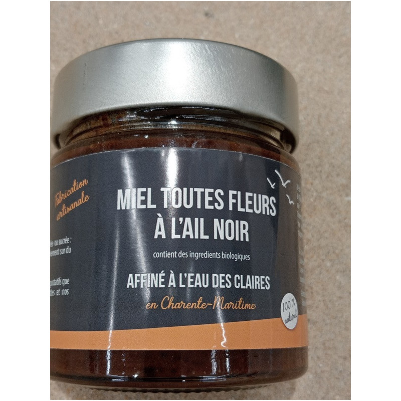 miel toutes fleurs à l ail noir bio