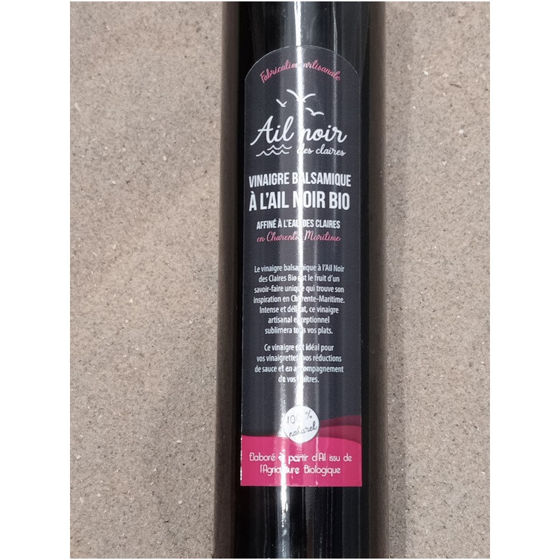 vinaigre balsamique à l ail noir bio