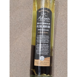 huile de tournesol bio à l ail noir bio