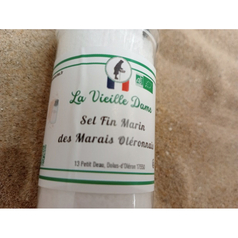 sel fin marin en saliére