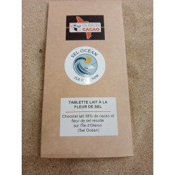 tablette de chocolat lait 38%