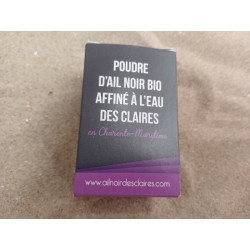 poudre d ail noir bio .