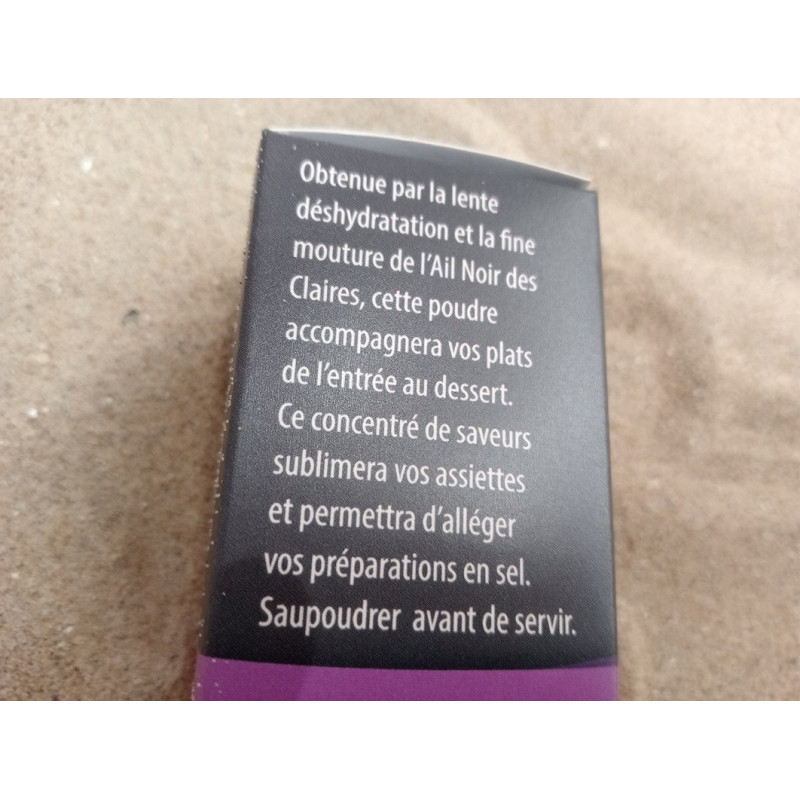 poudre d ail noir bio .